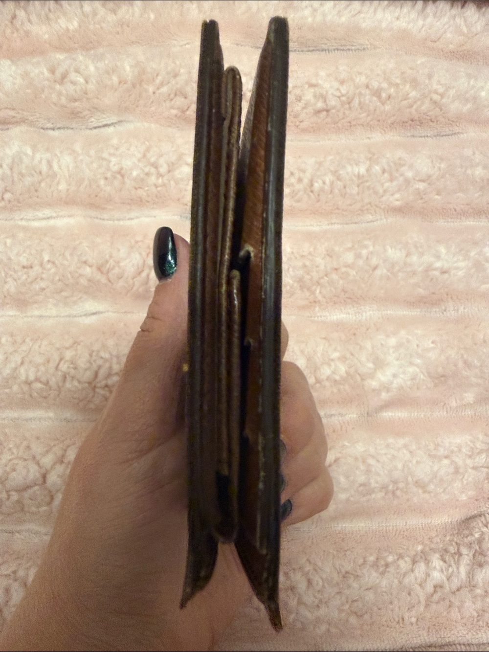 Louis Vuitton Bifold Monogram Canvas Wallet in Dark Brown and Tan - Picture 4 of 9